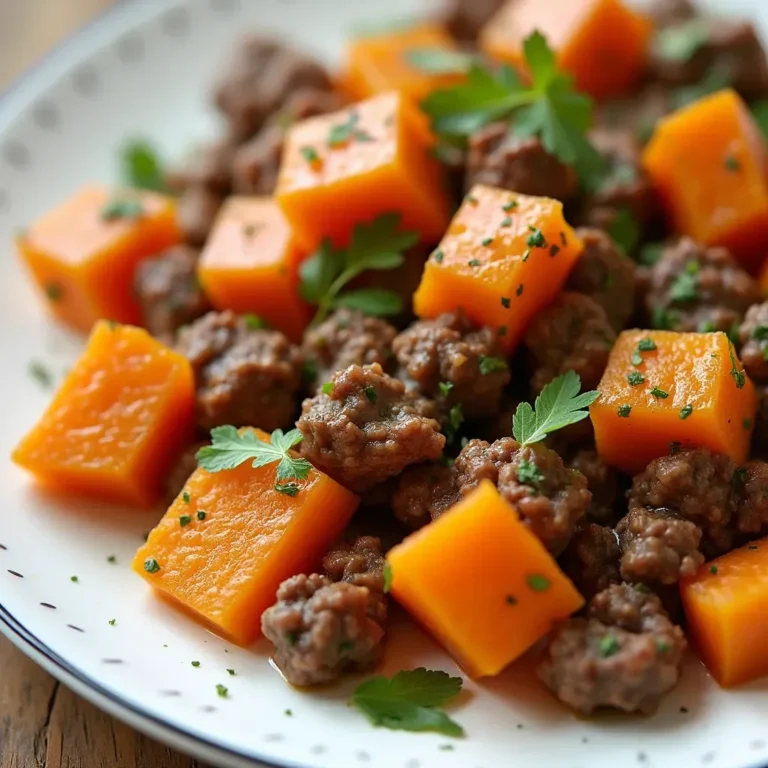 A skillet filled with freshly cooked ground beef, ready for seasoning.