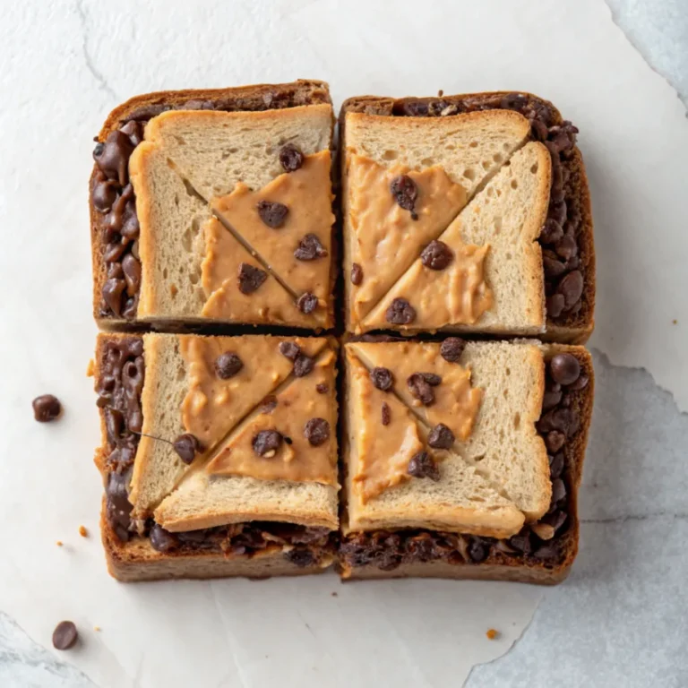 Healthy chocolate peanut butter protein bars cut into squares and stacked with a drizzle of melted chocolate on top